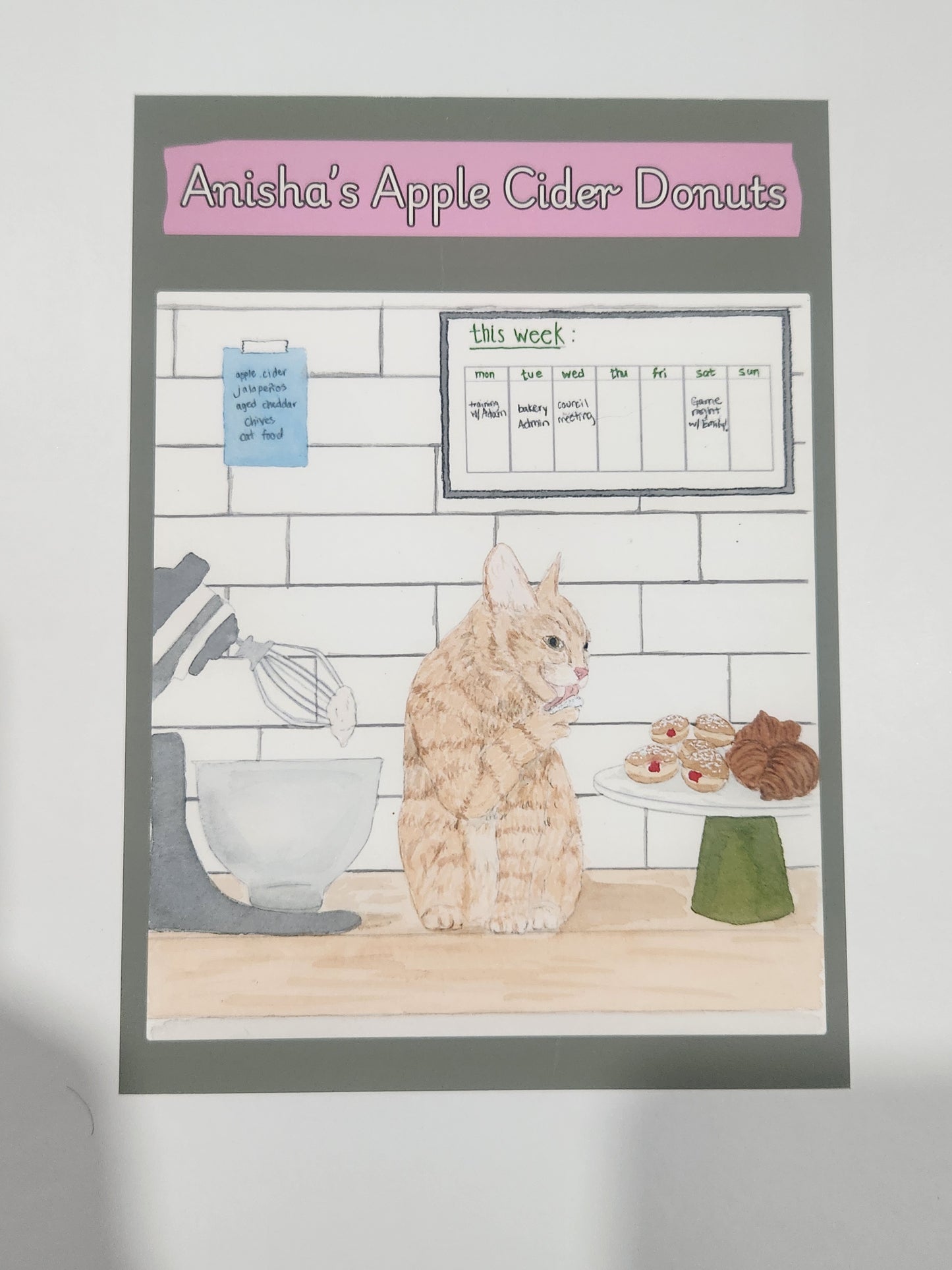 Sweet Crumbs Bakery Recipe Cards