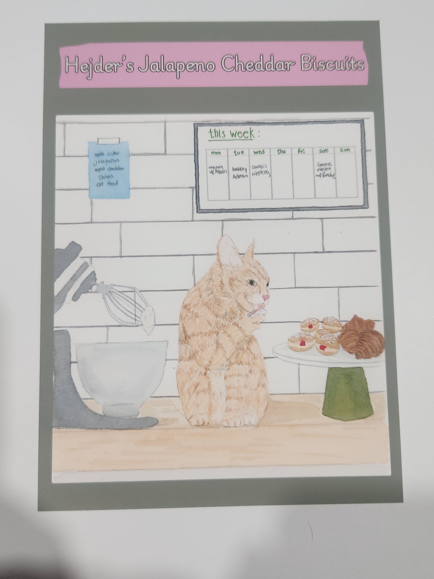 Sweet Crumbs Bakery Recipe Cards