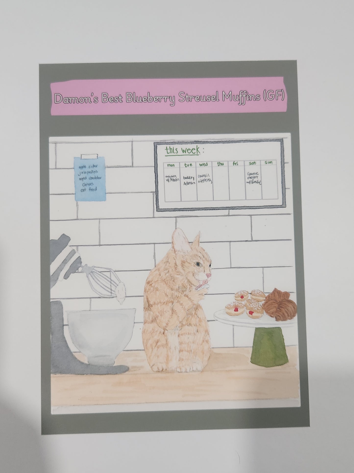 Sweet Crumbs Bakery Recipe Cards